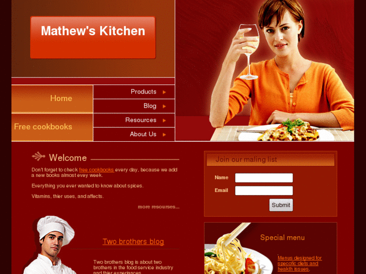 www.mathewskitchen.com