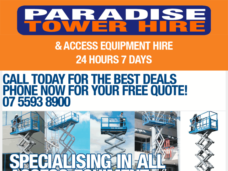 www.paradisetowerhire.com