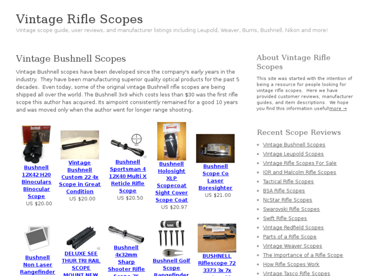 www.vintageriflescopes.com