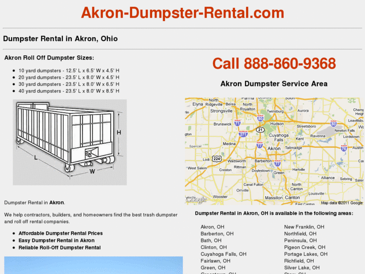 www.akron-dumpster-rental.com