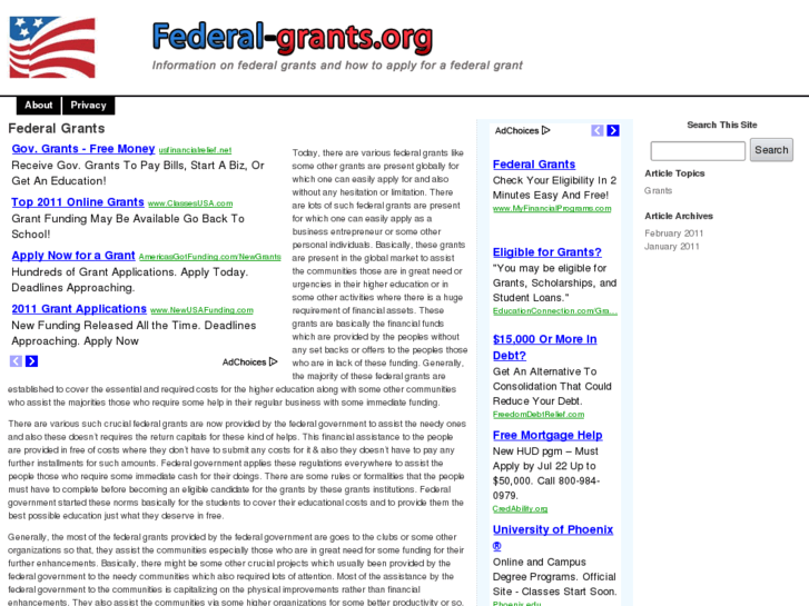 www.federal-grants.org