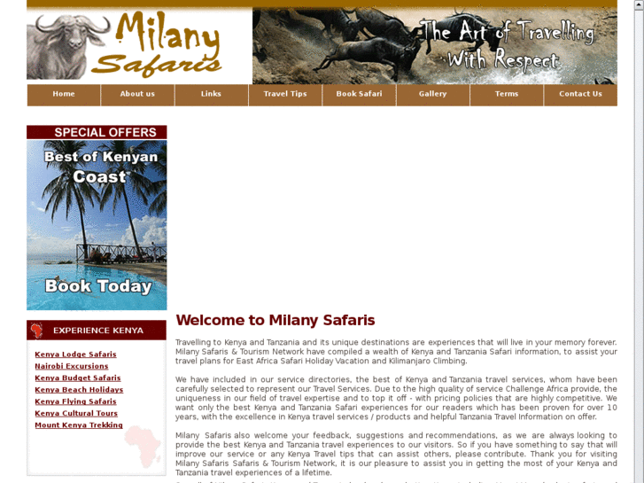 www.milanysafaris.com