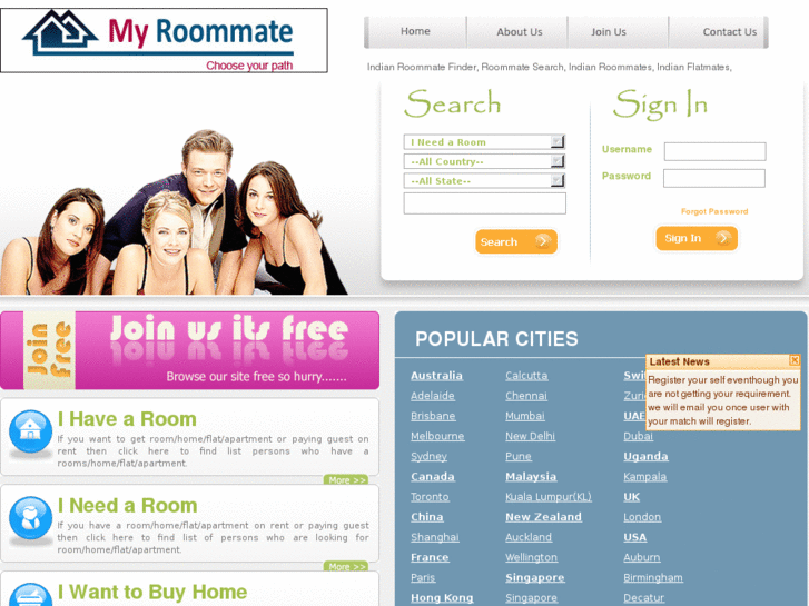 www.myroommate.co.in