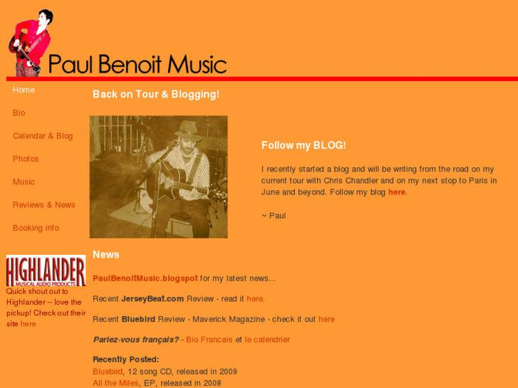 www.paulbenoitmusic.com