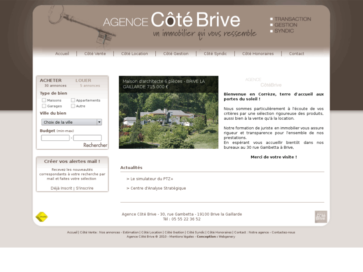 www.agence-cote-brive.com