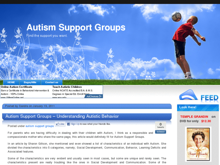www.autismsupportgroups.org