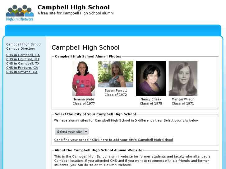 www.campbellhighschoolalumni.com