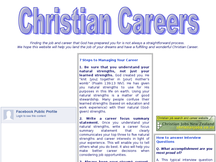 www.christiancareers.com.au