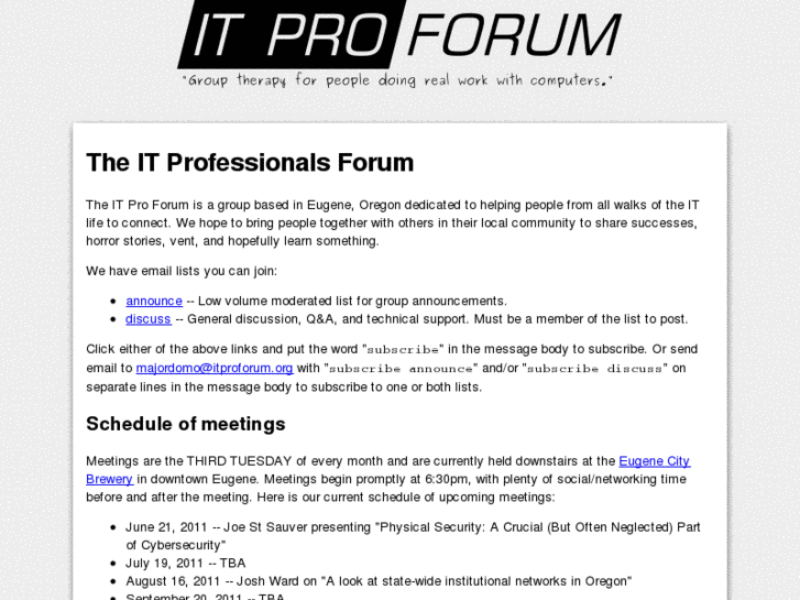 www.itproforum.org