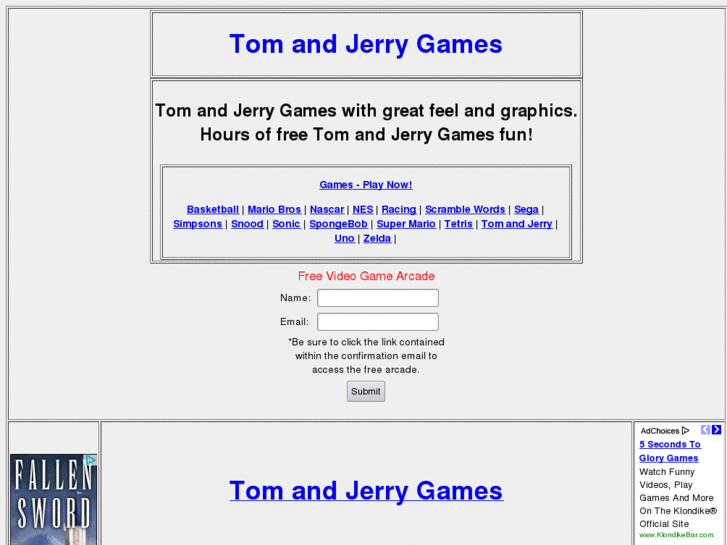 www.tomandjerrygames.net