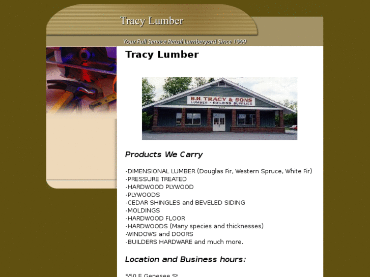 www.tracylumber.com