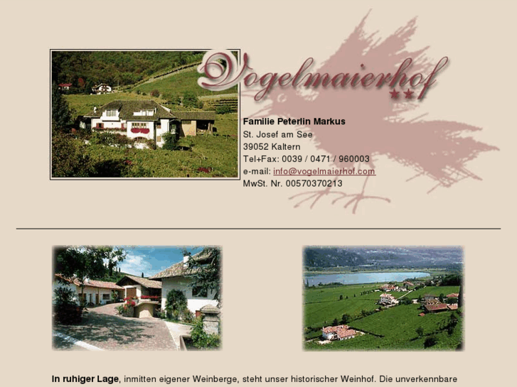 www.vogelmaierhof.com