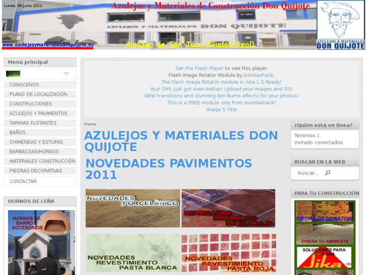 www.azulejosymaterialesdonquijote.es