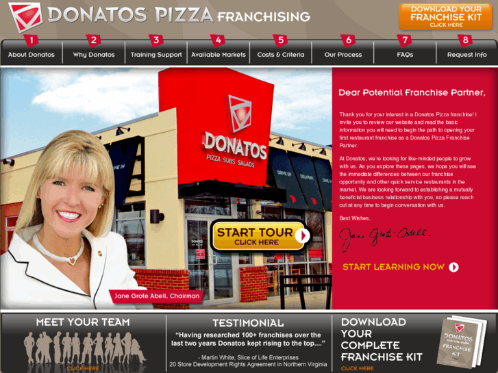 www.donatospizzafranchise.com