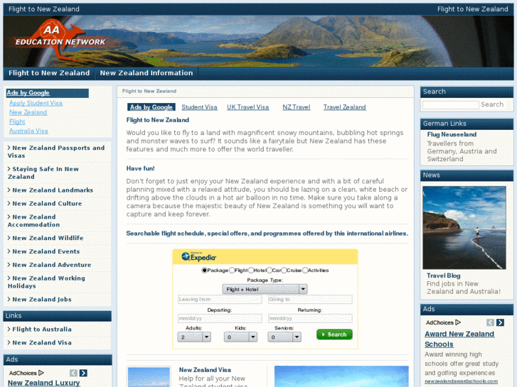 www.flight-to-new-zealand.com