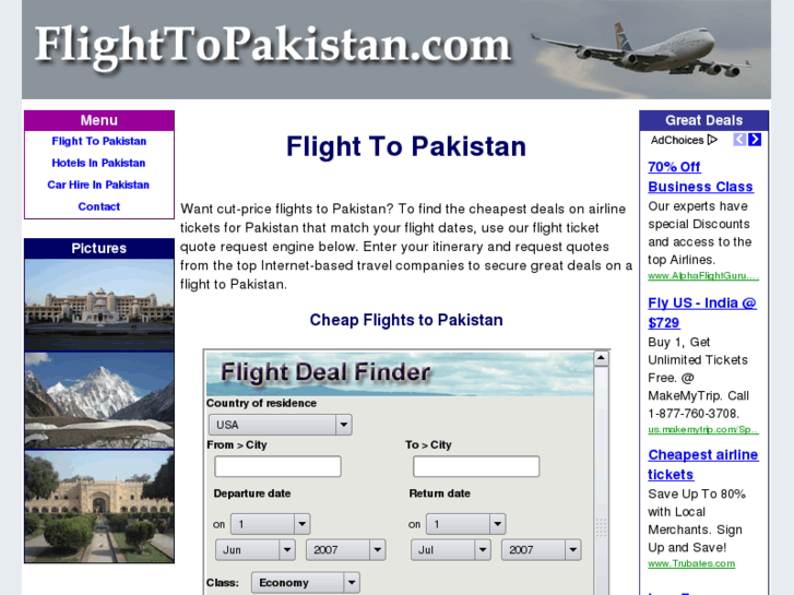 www.flighttopakistan.com