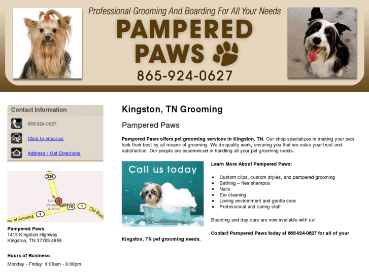 www.pamperedpaws.info