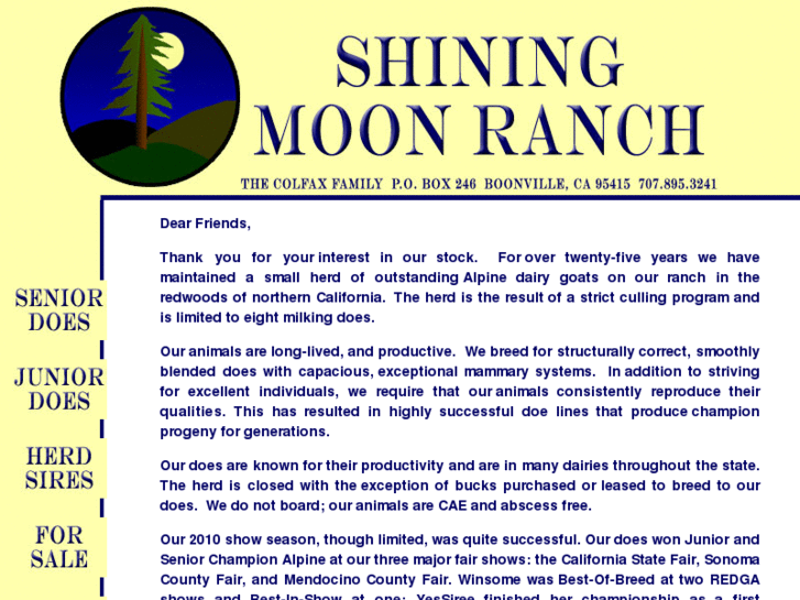 www.shiningmoonranch.com