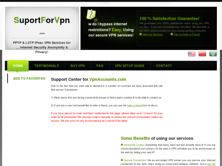 www.supportforvpn.com