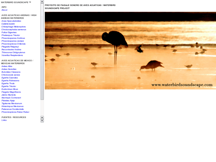 www.waterbirdsoundscape.com
