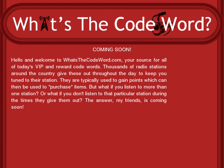 www.whatsthecodeword.com