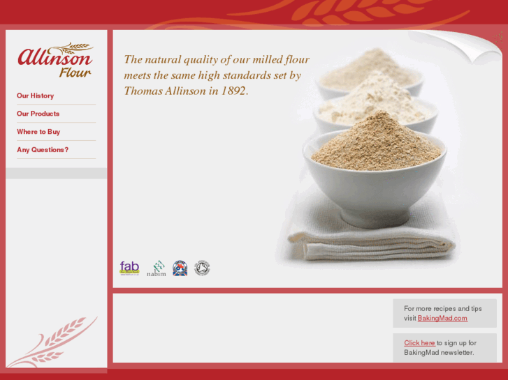 www.allinsonflour.co.uk