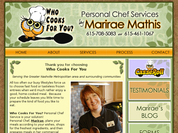 www.chefmarirae.com