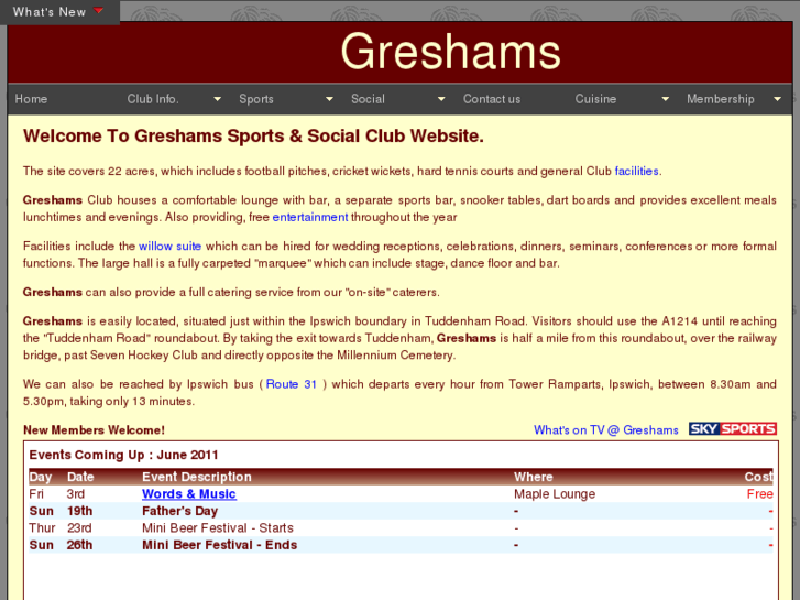 www.greshamsclub.com