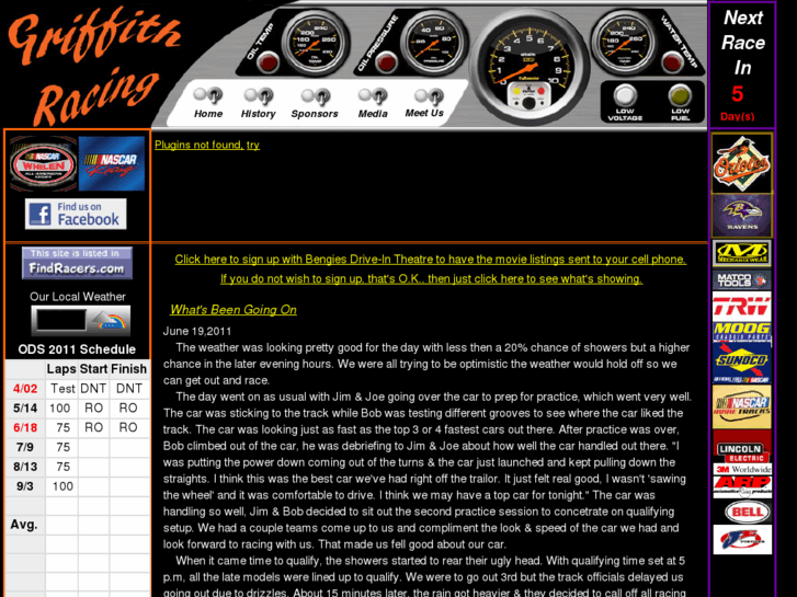 www.griffithracingmd.com