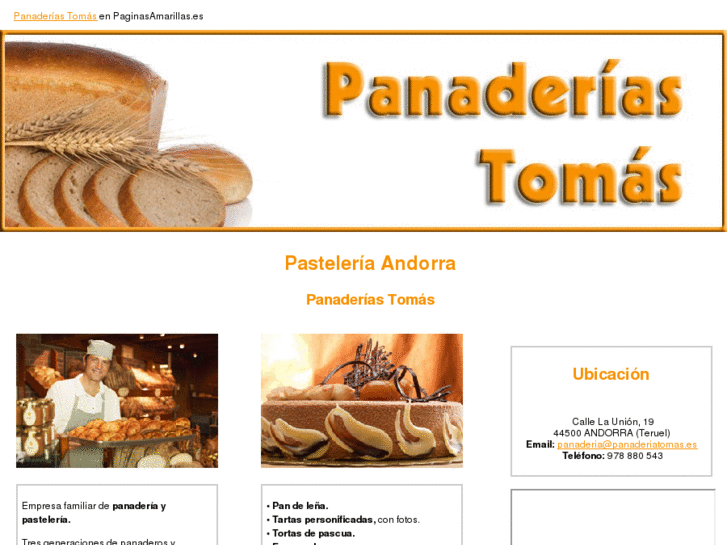 www.panaderiatomas.es