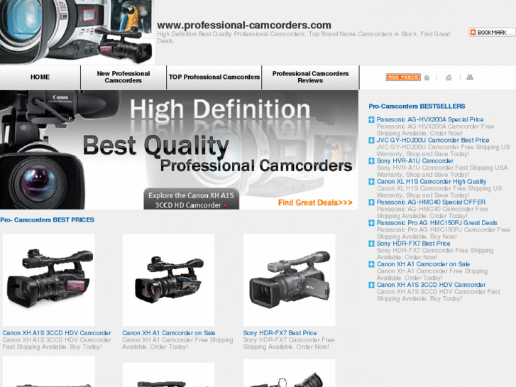 www.professional-camcorders.com