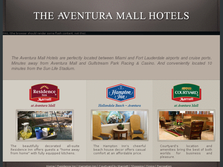 www.theaventuramallhotels.com