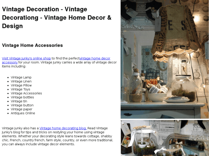 www.vintagedecoration.com