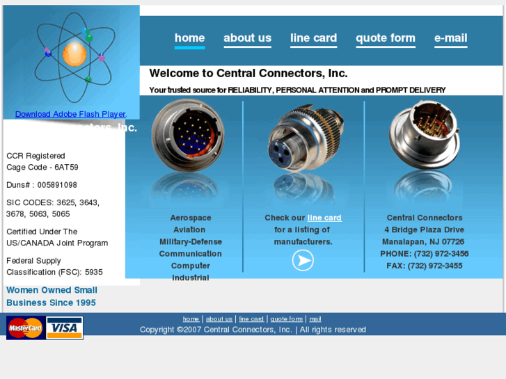 www.centralconnectors.com