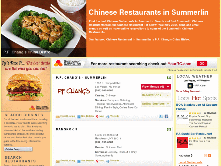 www.chineserestaurantsinsummerlin.com