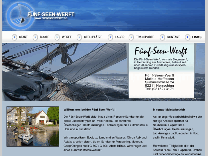 www.fuenfseenwerft.de