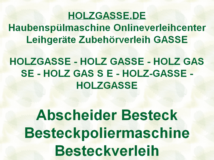 www.holzgasse.de