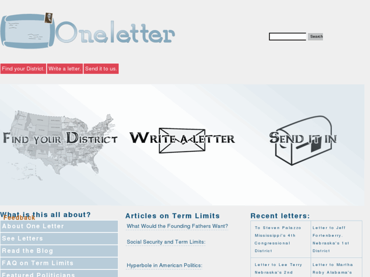 www.oneletter.org