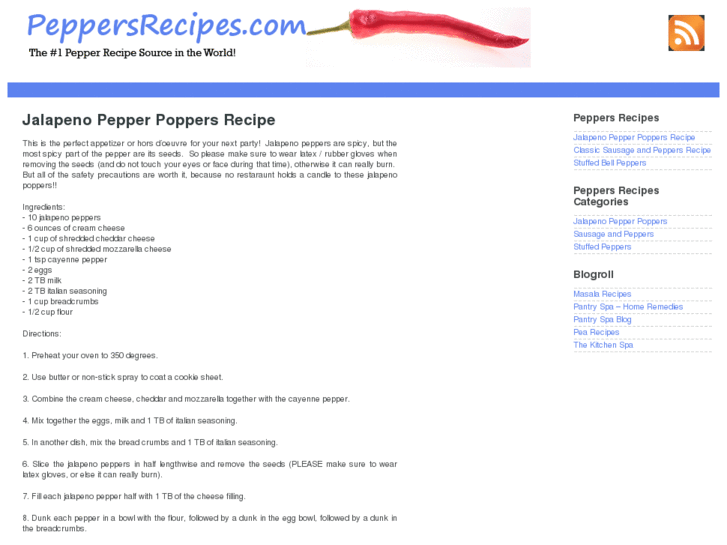 www.peppersrecipes.com