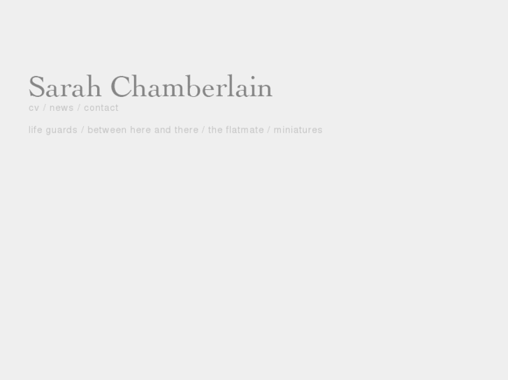 www.sarahchamberlain.info