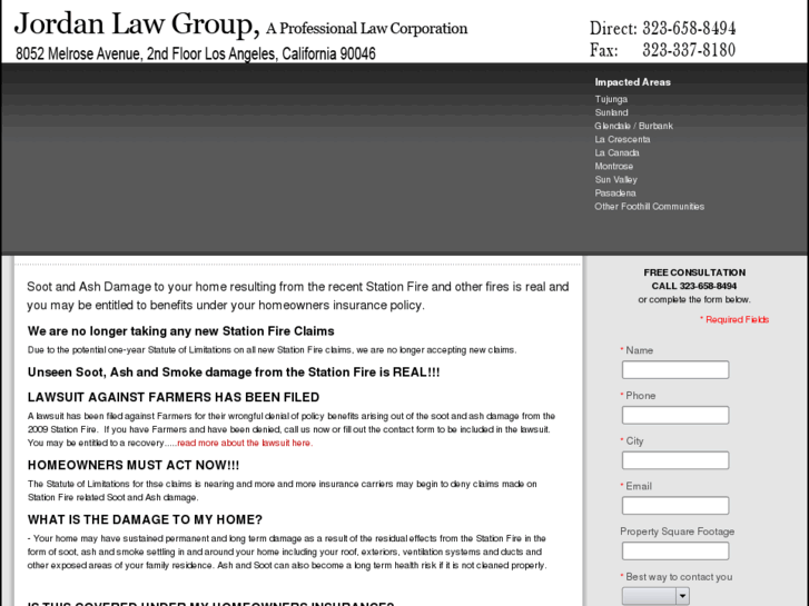 www.stationfireinsuranceclaims.com