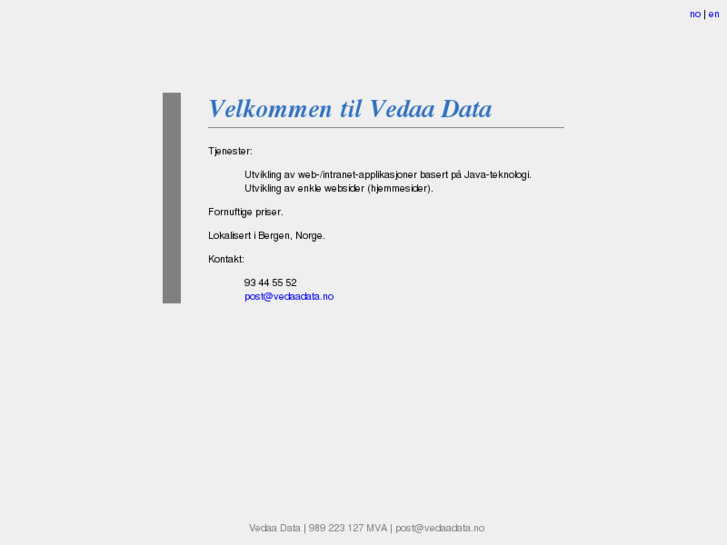 www.vedaadata.no