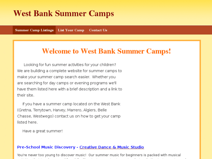 www.westbanksummercamps.com