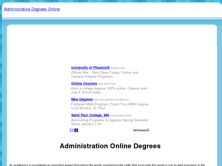 www.administrationdegreesonline.com