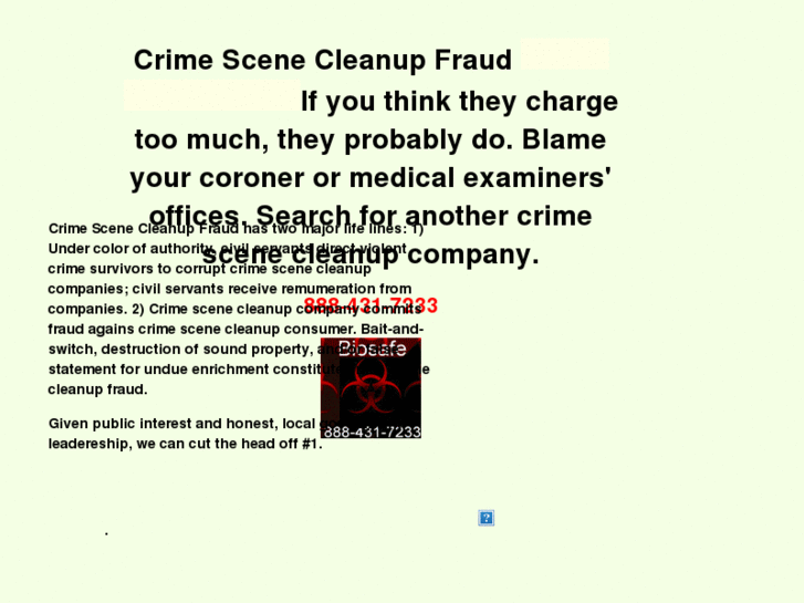 www.crime-scene-cleanup-fraud.com