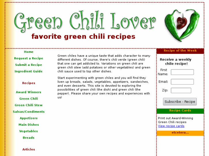 www.greenchililover.com