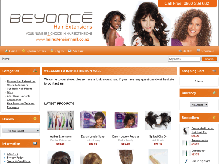 www.hairextensionmall.co.nz