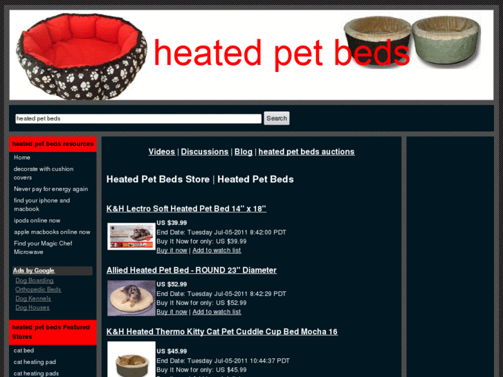 www.heatedpetbedsonline.com