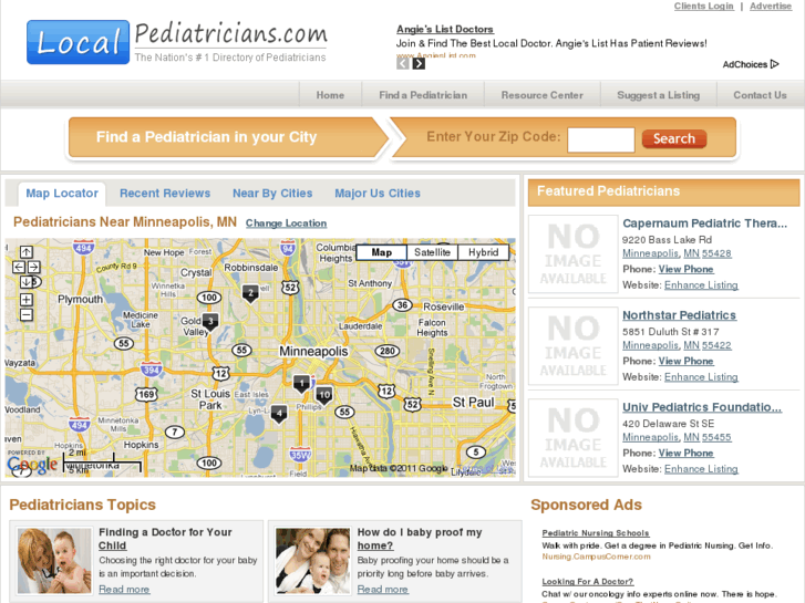 www.localpediatricians.com