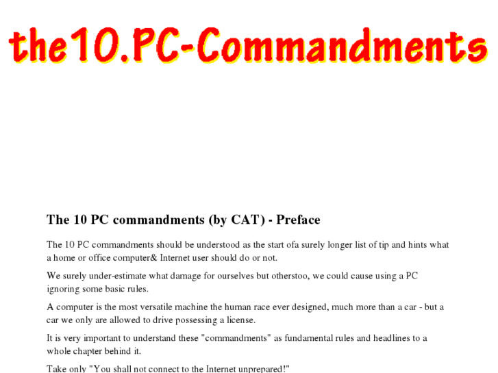 www.pc-commandments.com